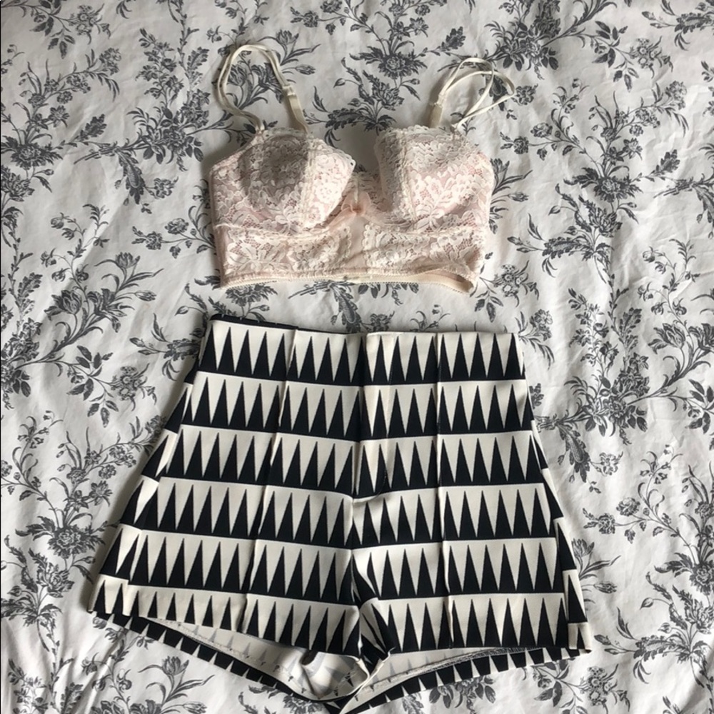 Pookie and Sebastian Zig Zag Highwasted Short